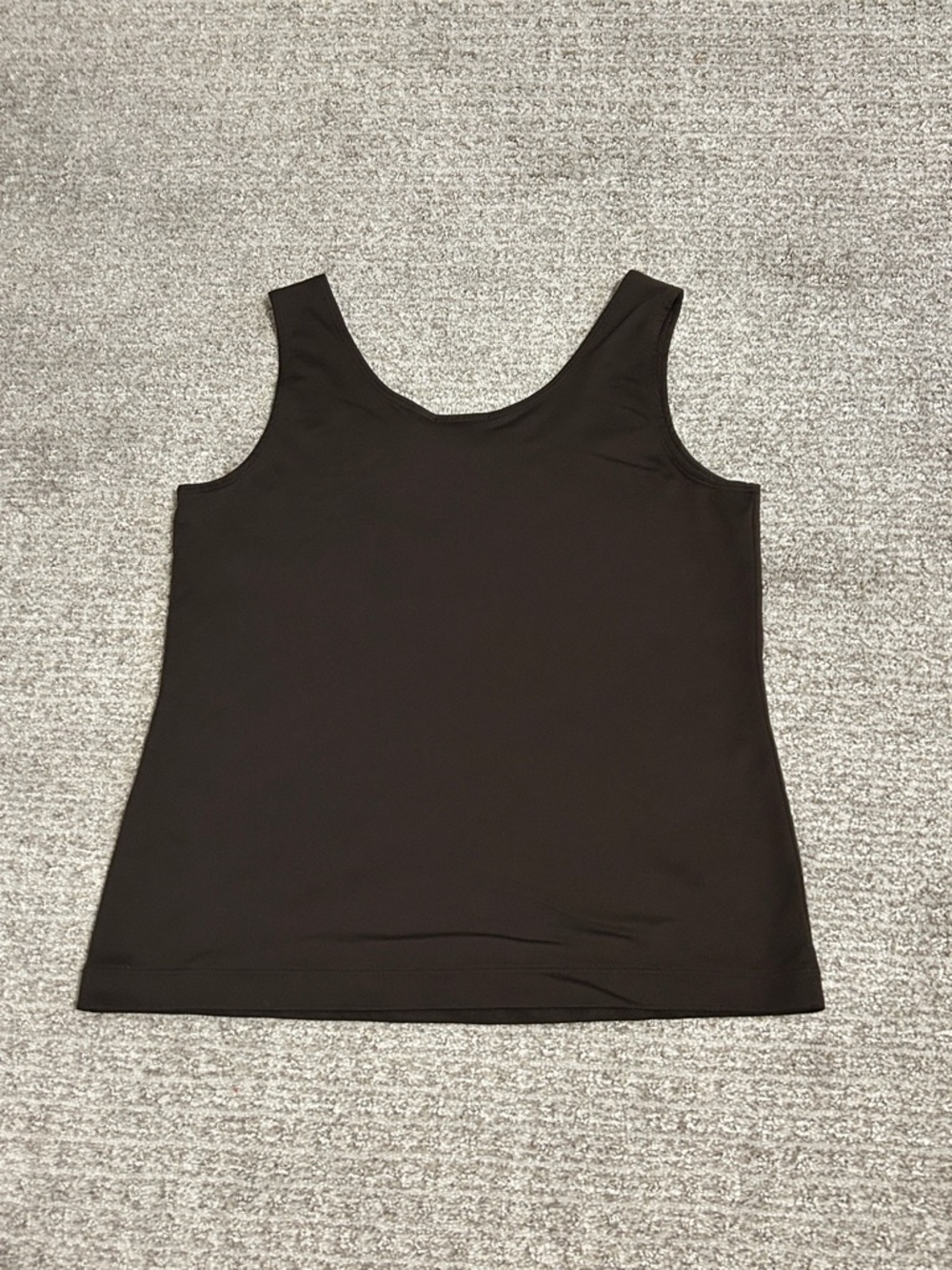 Chico’s chocolate brown Scoop Neck Tank. Size (1). 8/10 - Picture 3 of 3